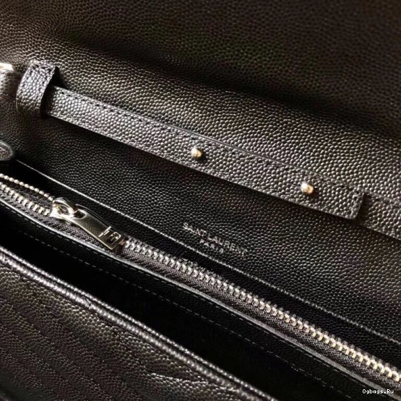 YSL CASSANDRE MATELASSÉ WALLET CHAIN 0814